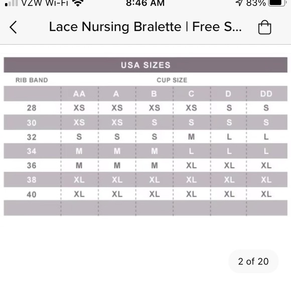 NWOT Gray Lace Nursing Bra! - Picture 8 of 8